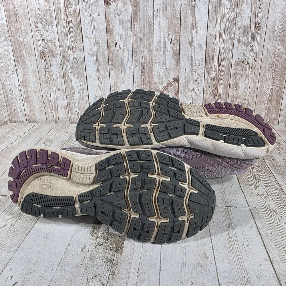 Brooks Ghost 13 Womens Running Shoes Purple Grey 1203381B550 Size 9 B Medium